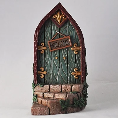 Image of Prezents.com Pixie, Elf, Fairy Door Tree Garden Home Decor Fun Quirky Gift Figurine Anthony Fisher