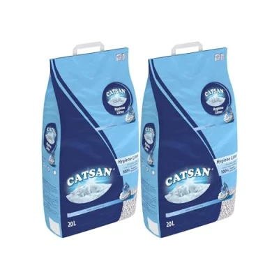 Image of Catsan Hygiene Cat Litter 20L (PACK OF 2)