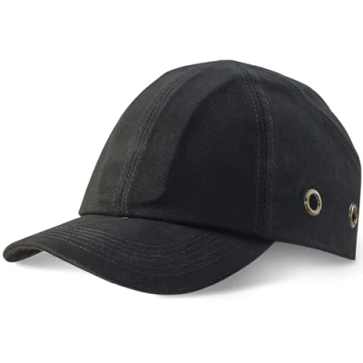 Image of Beeswift (BEESQ) Men Safety Black Baseball Cap, Black, One Size UK
