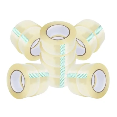 Image of 1ABOVE 12 Rolls Clear Tape for Packing 48mm x 66m 54 microns Ideal as Parcel Tape, Packaging Strong Clear, Heavy Duty, Moving House, Box