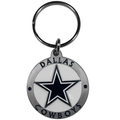 Image of Siskiyou Sports NFL Fan Shop Dallas Cowboys Carved Zinc Key Chain One Size Team Color