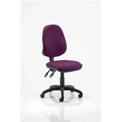 Image of Eclipse Plus II Lever Task Operator Chair Bespoke Colour Tansy Purple