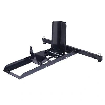 Image of XPOtool Motorcycle Front Wheel Chock Heavy Duty Stand Motorbike Wheels 15 22 inch with 80 127mm Width Garage