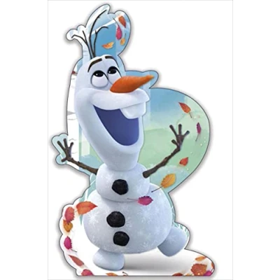 Image of Disney Frozen Olaf Cut Out Birthday Greeting Card Character Cards 657950