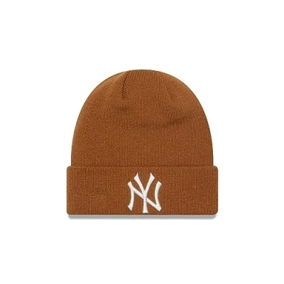 Image of New Era Cuff Knit Beanie Wintermütze York Yankees MLB Fanartikel Baseball League Essential One Size