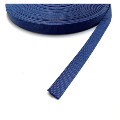 Image of 25mm Polypropylene Webbing Heavy Duty Strap For Backpacks Belts Handles Bags Straps Dog Leads (2 Metres, Navy)