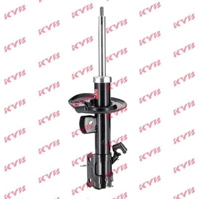 Image of 543033NA0C, E43033NA0C, E43035SJ1A, E543033NL0A Shock absorber KYB 339407 Front Axle Left Gas Pressure Twin Tube Suspension Strut Top pin