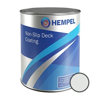 Image of Hempel Non Slip Deck Coating With Antislip Granules Light Grey 750ml (Marine Use Only)