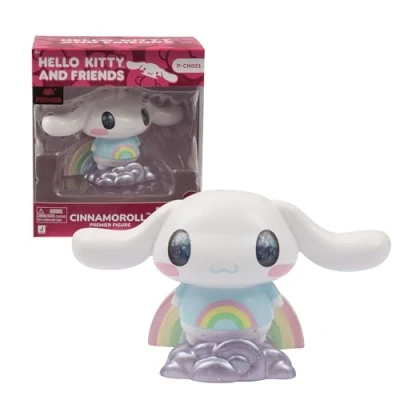 Image of Hello Kitty Premier 4 Inch Figure Cinnamoroll Edition, Collectible and Figurine, Detailed Design for Display or Collection Sanrio Fans