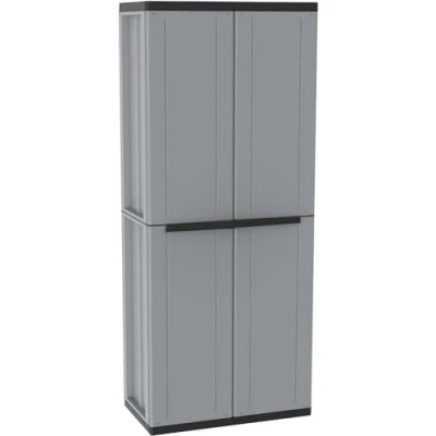 Image of Terry, Jline 368, 2 Door Cabinet with 1 Internal Shelving and 4 Shelves 68x37.5x163.5 cm