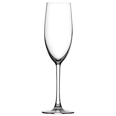 Image of Reserva Crystal Champagne Flute 8.5oz / 240ml Set of 6 Glasses