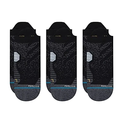 Image of Stance Tab Sock Run Feel 360 x Infiknit 3 Pack (Black,Small)