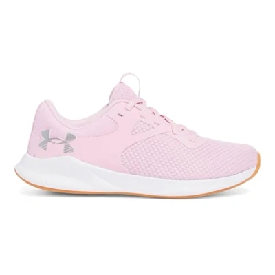 Image of Under Armour Charged Aurora 2 Training shoe, Women&#039;s, Size: 7, Prime pink/white/metallic silver Textile/synthetics