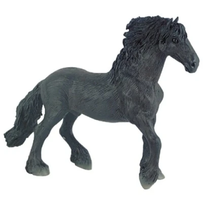 Image of Bullyland Friesian Stallion Figurine