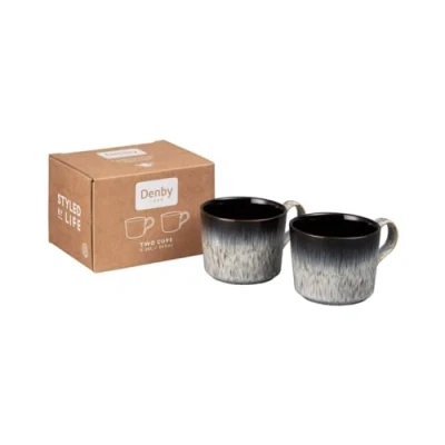 Image of Denby Halo Brew Set Of 2 Tea/Coffee Cups