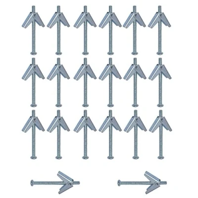 Image of M5 x 100mm Spring Toggle Plasterboard Fixing 20 Pack