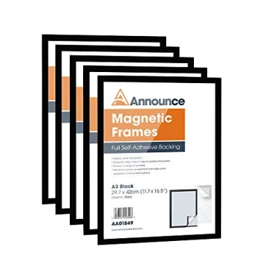 Image of Announce Magnetic Frame A3 Black (Pack of 2) AA01849