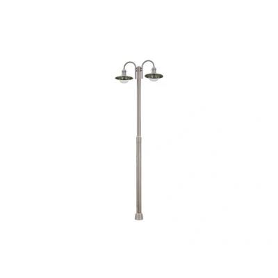 Image of Lindby lamp post Damion, 200 cm, 2 bulb, E27, IP44