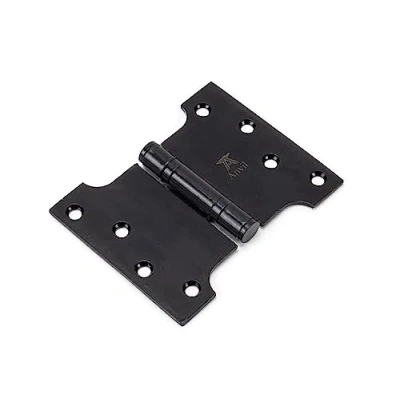 Image of From The Anvil Black 4 Inch x 3 5 Parliament Hinge (Pair) ss