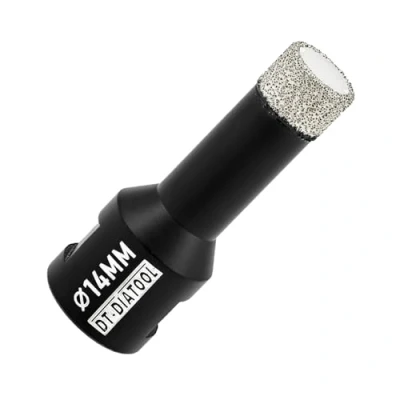 Image of DT DIATOOL Diamond Drill Bit 14mm Hole Saw for Dry Drilling Tile Porcelain Marble Ceramic Granite