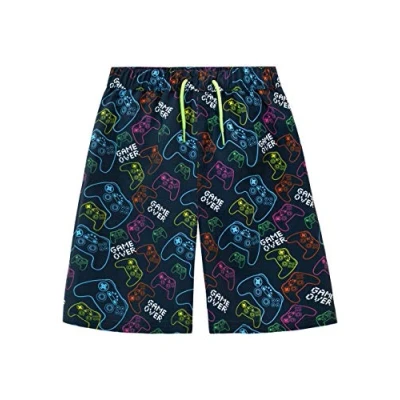Image of Harry Bear Boys Swim Set Gaming Black 6 7 Years