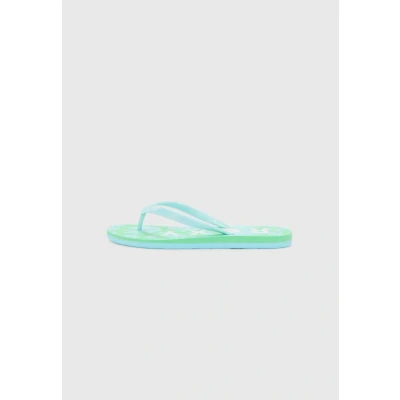 Image of Roxy Tahiti Tbar sandals, Women&#039;s, Size: 4, Blue/green/turquoise shoes