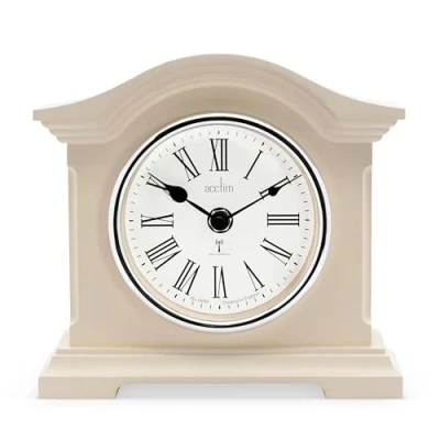 Image of Acctim Chestfield Mantel Clock Cream