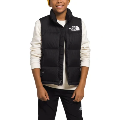 Image of The North Face TEEN 1996 Retro Nuptse Unisex Waistcoat for kids, Size: 7/8y, Black