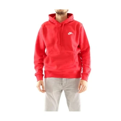 Image of Nike Sportswear CLUB Hoodie Hoodie, Men&#039;s, Size: Small, University red/white