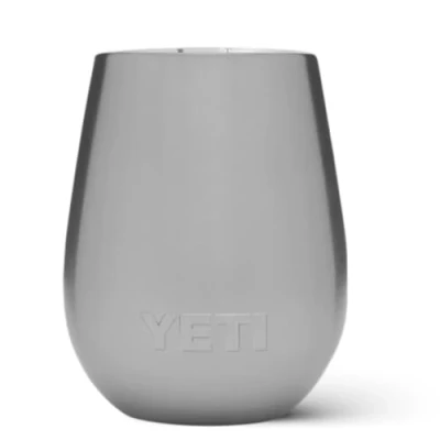 Image of YETI Rambler, Vacuum Insulated Stainless Steel Wine Tumbler with Magslider Lid, Steel, 10oz (296ml)