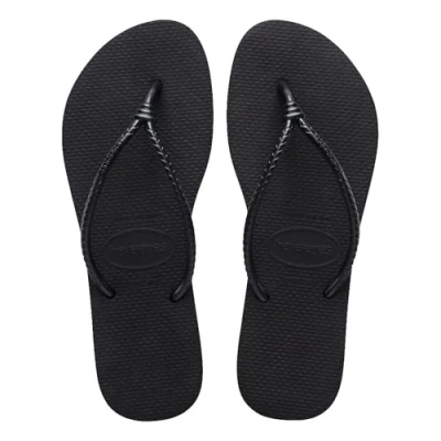 Image of Havaianas Slim Tube, Elegant, Comfortable, and Stylish Flip Flops, Straps with Knot Detail, Women