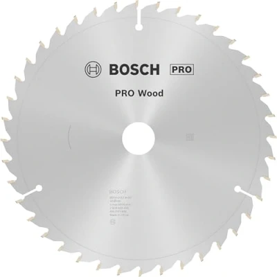 Image of Bosch 1x PRO Wood Circular Saw Blade for Corded Mitre Saws (for Softwood, Hardwood, Ø mm, Professional Accessory Saw)