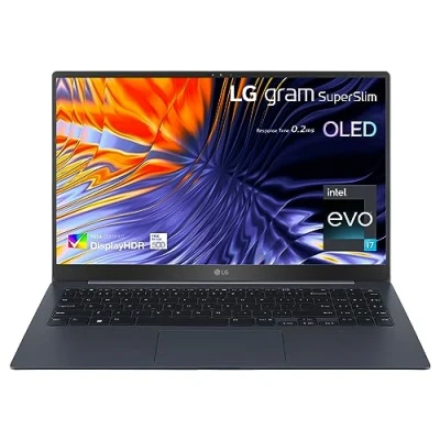 Image of LG Electronics gram 2023 SuperSlim 15Z90RT 15 inch ultra lightweight OLED laptop, 13th Gen Intel Evo i7 1360P platform, 16GB RAM, 2TB SSD, Dolby ATMOS, Windows 11 (Neptune Blue)