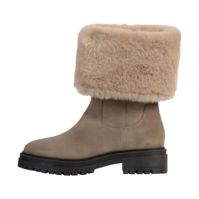 Image of Geox Women&#039;s D Iridea M Ankle Boot, Taupe, 4 UK