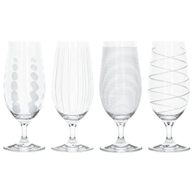 Image of Mikasa Cheers Set Of 4 Stemmed Pilsner Glasses
