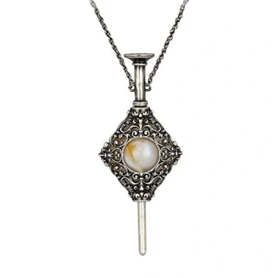 Image of The Noble Collection Fantastic Beasts Gellert Grindelwald Pendant 3in (8cm) Officially Licensed Film Set Movie Prop Replica Necklace Jewellery Gifts
