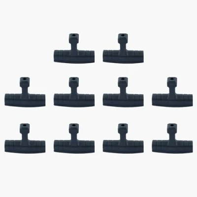 Image of Haishine 10Pcs Recoil Starter Handle Grip Kit for Husqvarna 45 50 51 55 Rancher 394 395 357XP 359 362 365 371 372 Chainsaw 503543901