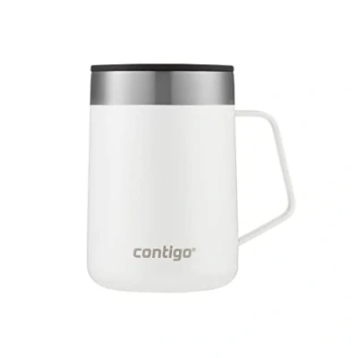 Image of Contigo Streeterville Desk Mug Insulated Coffee Thermal with Stainless Steel Handle, 420 ml, Salt, 14OZ