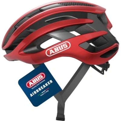 Image of ABUS AirBreaker Racing Bike Helmet High End for Professional Cycling Unisex, Men and Women white, Size M