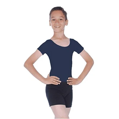 Image of Roch Valley Adam Short Sleeved Mens/Boy&#039;s Leotard Navy Aged 7 8 122 128cm (1B)