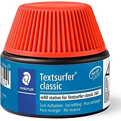 Image of Staedtler 488 64 Textsurfer Classic Marker Pen Refills for 364 1520 x red