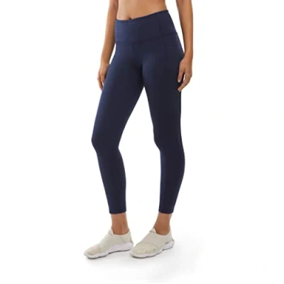 Image of Danskin Women&#039;s Double Brushed 7/8 Leggings, Dark Navy, M