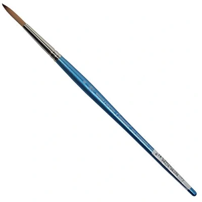 Image of Winsor &amp; Newton brush, Wood, Transparent, No 6 . 3.6 mm, round Designers short handle