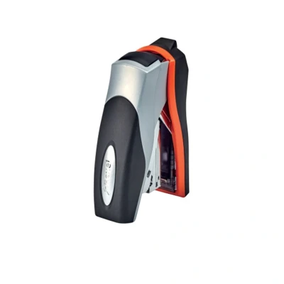Image of Rexel Optima 40 Compact Low Force Stapler, Sheet Capacity, Flat Clinch Stapling, 26/6 Staples Included, Silver/Black, 2103357