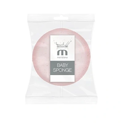 Image of Meridiana Circular Soft Baby Sponge. Colour Received Varies