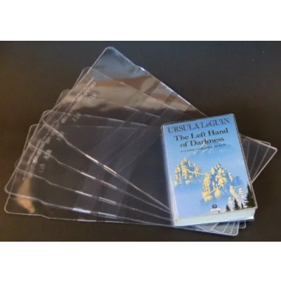Image of 10X Clear Plastic Paperback Book Covers 198MM
