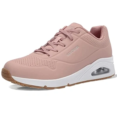 Image of Skechers Women&#039;s Uno Stand on Air Sneaker, Candy Pink, 9 UK