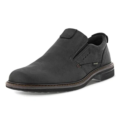 Image of ECCO Men&#039;s Turn GTX Plain Toe Tie Shoe, Black/Black (BLACK/BLACK51052), 7 UK