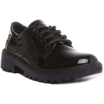 Image of Geox Girl&#039;s J Casey Girl C Shoes, Black, 11.5 UK