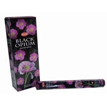 Image of Hem Black Opium Incense Sticks Six Packs by